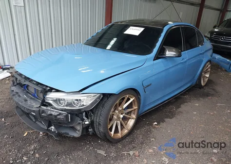 2016 BMW M3 из США, поврежденный, VIN WBS8M9C57GP966780